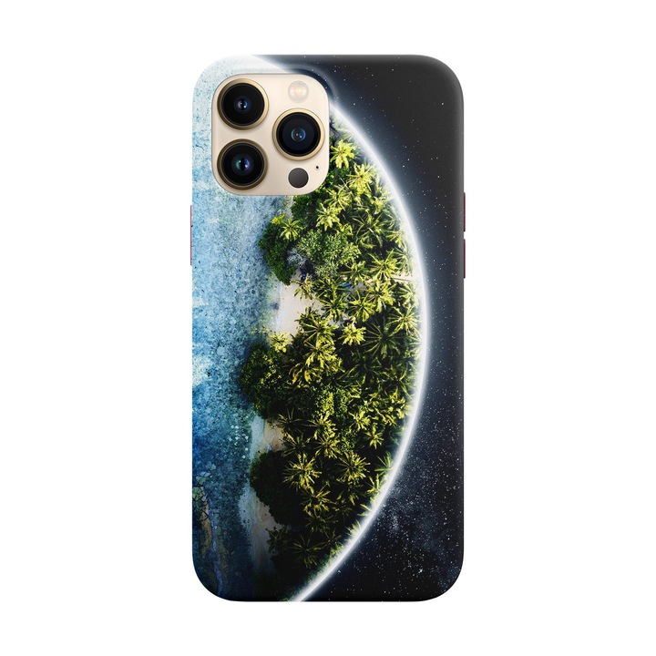 Husa compatibila cu Apple iPhone 14 Pro model Planet Island, Silicon, TPU, Viceversa