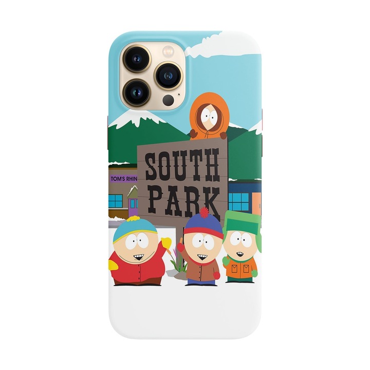 Husa compatibila cu Apple iPhone 14 Pro model South park, Silicon, TPU, Viceversa