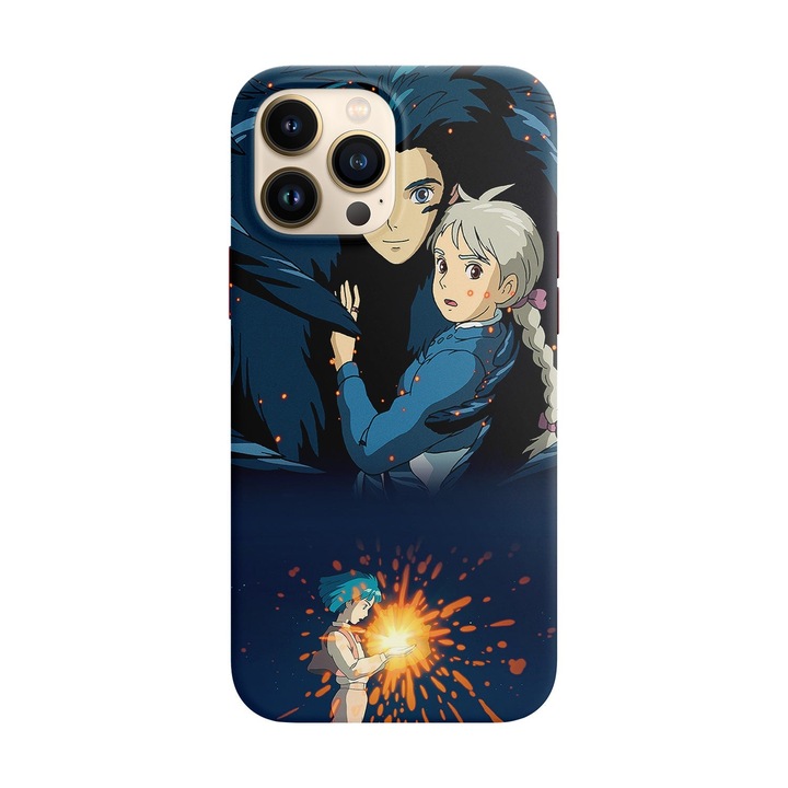 Husa compatibila cu Apple iPhone 14 Pro Max model Wizard Howl Howl's Moving Castle, Silicon, TPU, Viceversa