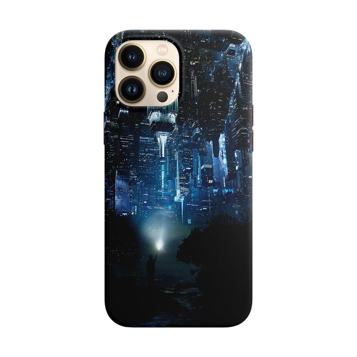 Husa compatibila cu Apple iPhone 14 Pro Max model Upside down, Silicon, TPU, Viceversa