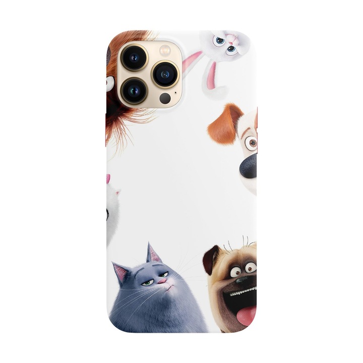 A tok kompatibilis az Apple iPhone 14 Pro Max modellel Secret Life of Pets, szilícium, TPU, Viceversa