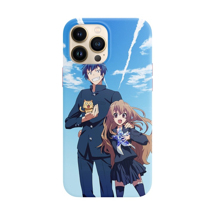 Husa compatibila cu Apple iPhone 14 Pro model Toradora, Silicon, TPU, Viceversa