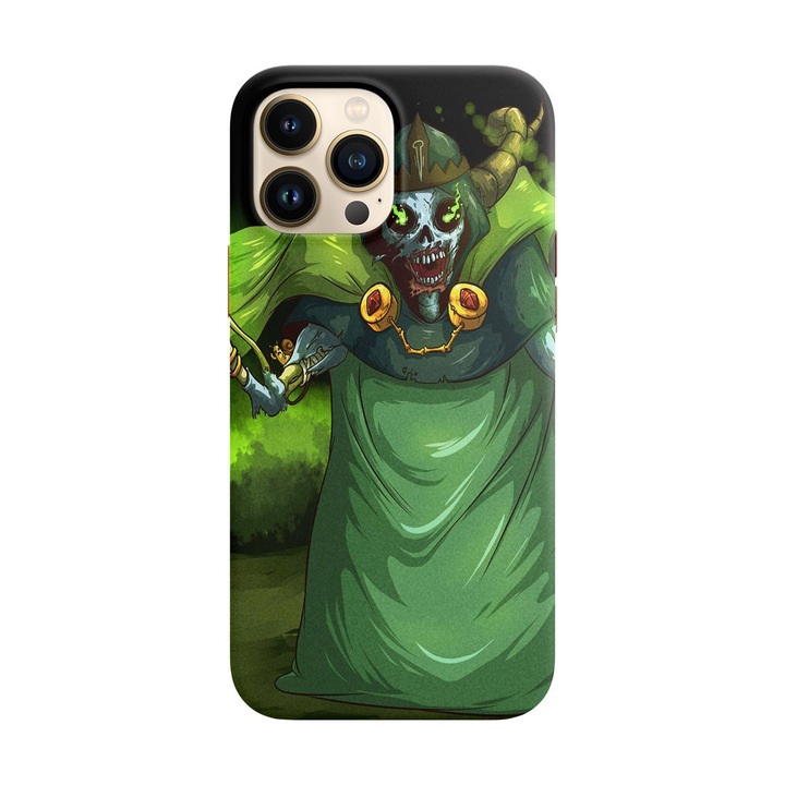 Капак, съвместим с модел Apple iPhone 13 Mini The lich adventure time, силикон, TPU, обратно