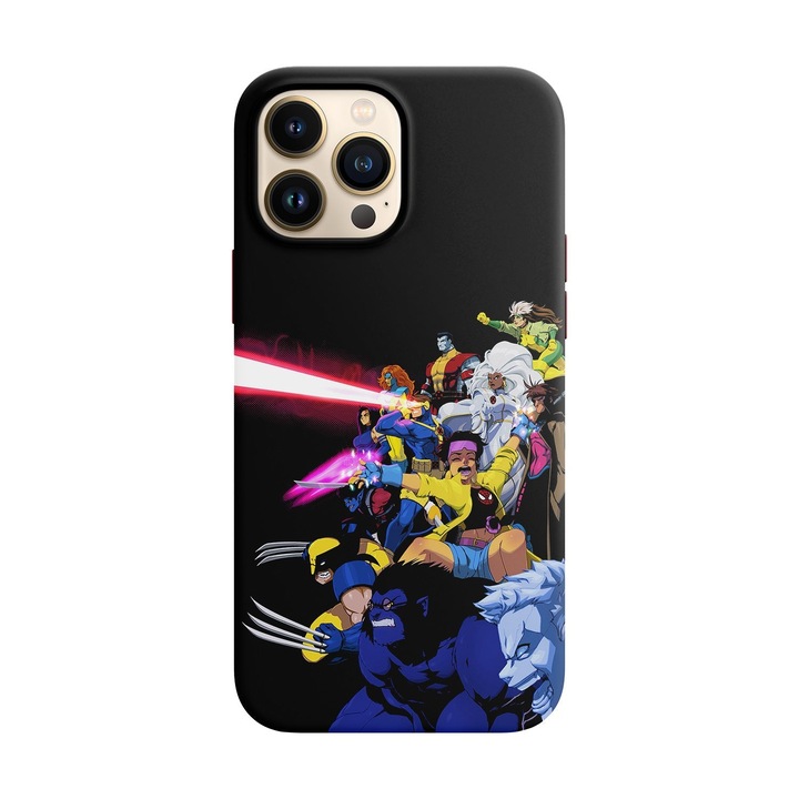 Husa compatibila cu Apple iPhone 14 Pro Max model Xmen family, Silicon, TPU, Viceversa