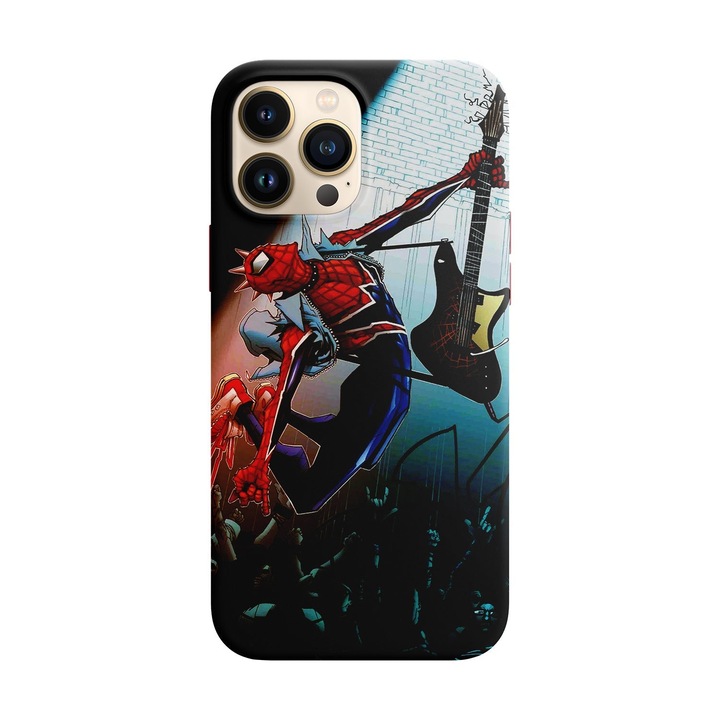 Husa compatibila cu Apple iPhone 14 Pro Max model Spiderpunk, Silicon, TPU, Viceversa