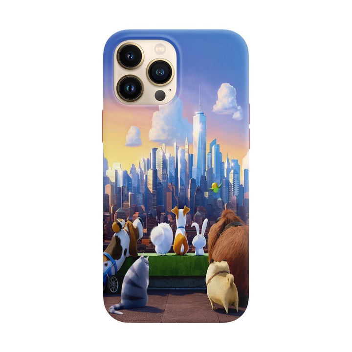 Husa compatibila cu Apple iPhone 14 Pro Max model The Secret Life of Pets, Silicon, TPU, Viceversa