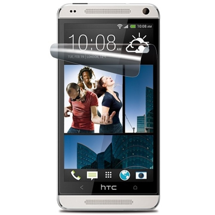 Защитно фолио Cellular Line Spone Clear Glass за HTC One Mini
