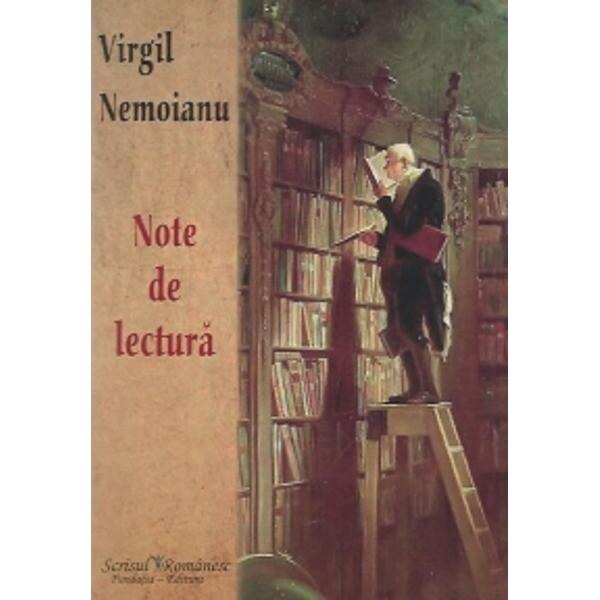 Note de lectura - Virgil Nemoianu