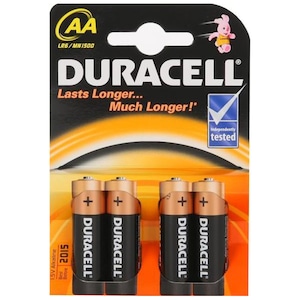 Baterii Duracell Basic AAK4, R6, 4 buc