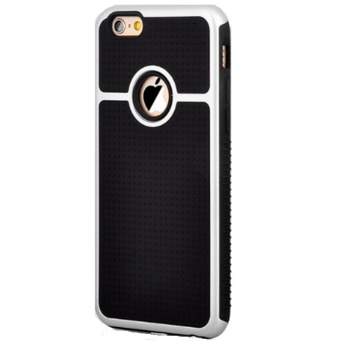 Husa de protectie Back Lite, iPhone 5 / 5s , negru-argintiu