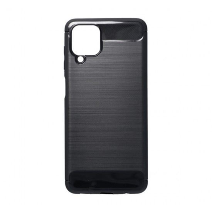 Forcell Carbon Samsung A125 Galaxy A12 hátlap tok, fekete (53184)
