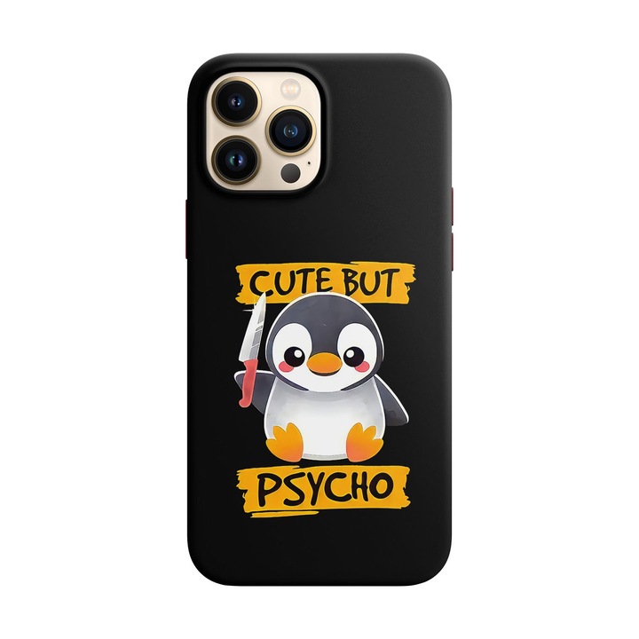 Husa compatibila cu Apple iPhone 14 Pro model Sweet but psycho, Silicon, Tpu, Viceversa