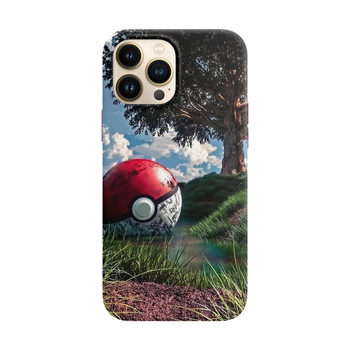 Husa compatibila cu Apple iPhone 14 Pro Max model Old pokeball, Silicon, Tpu, Viceversa