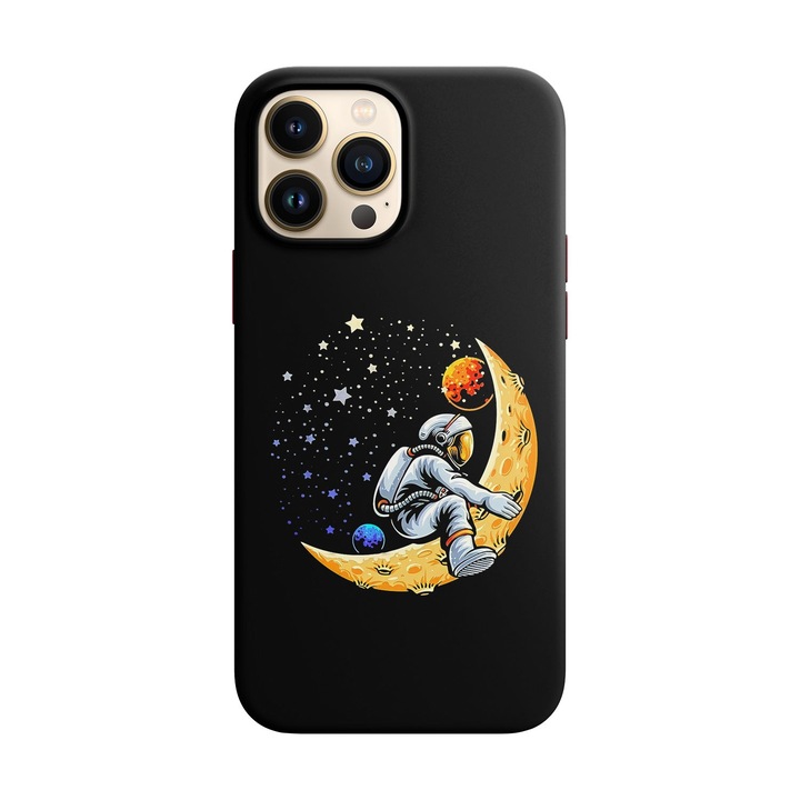 Husa compatibila cu Apple iPhone 14 Pro Max model Moon rider, Silicon, Tpu, Viceversa