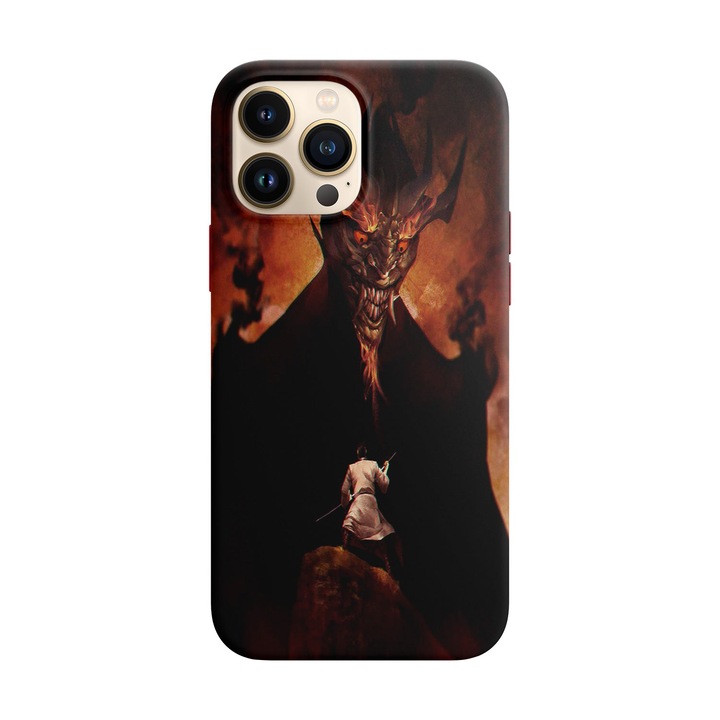 Husa compatibila cu Apple iPhone 14 Pro Max model Samurai Jack fight, Silicon, Tpu, Viceversa