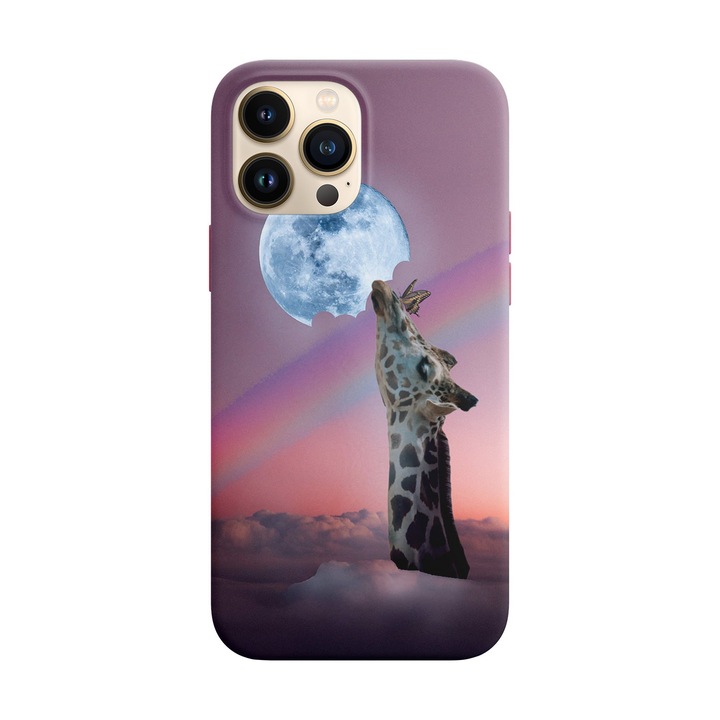 Husa compatibila cu Apple iPhone 14 Pro model Moon snack, Silicon, Tpu, Viceversa