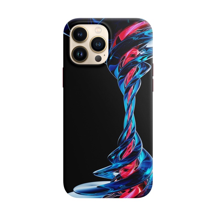 Husa compatibila cu Apple iPhone 14 Pro Max model Twisted glass, Silicon, Tpu, Viceversa