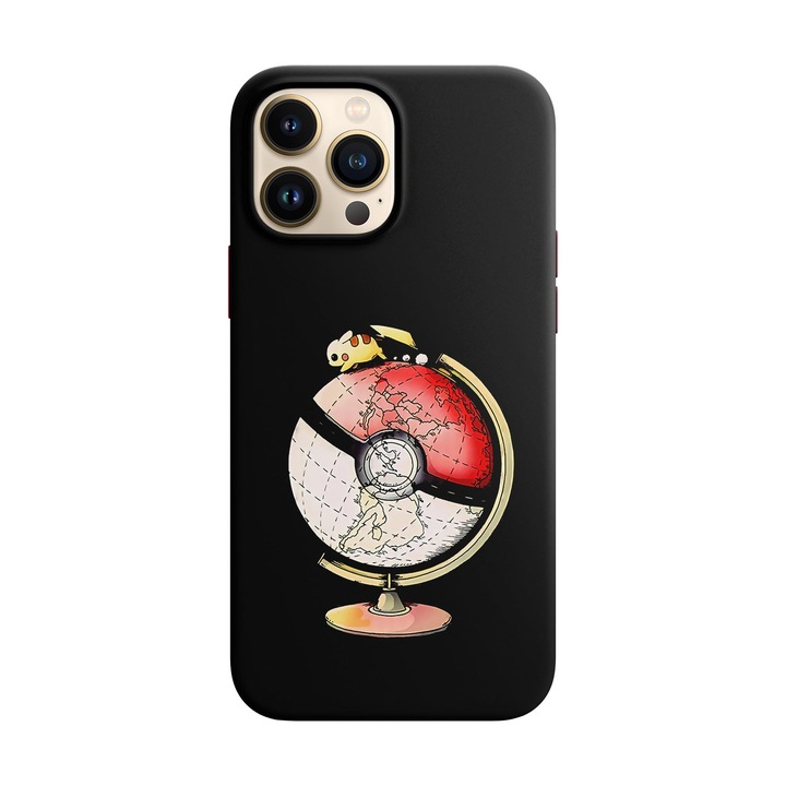 Husa compatibila cu Apple iPhone 14 Pro Max model Pokeglobe, Silicon, Tpu, Viceversa