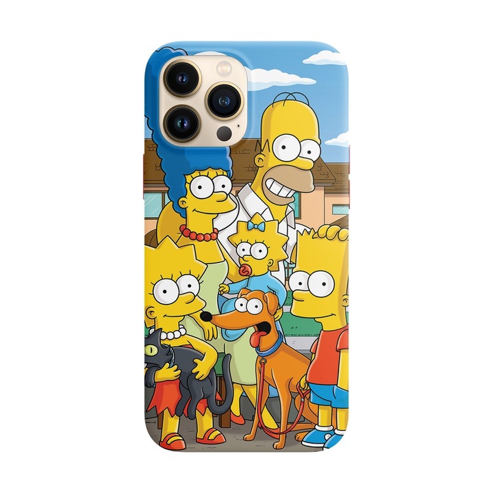 Калъф, съвместим с модела Apple iPhone 14 Pro The Simpsons, Silicon, TPU, Viceversa