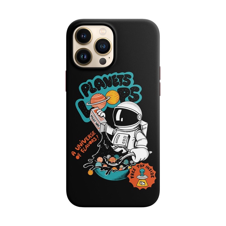 Husa compatibila cu Apple iPhone 11 Pro Max model Planet loop universe flavor, Silicon, Tpu, Viceversa