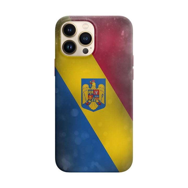 Husa compatibila cu Apple iPhone 11 Pro Max model Romania Flag, Silicon, Tpu, Viceversa