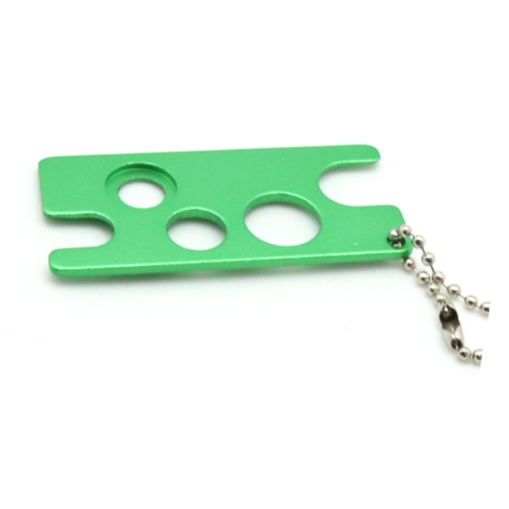 DROPY Univerzális kulcstartó típusú nyitó, roll-on illóolajos flakonokhoz, zöld