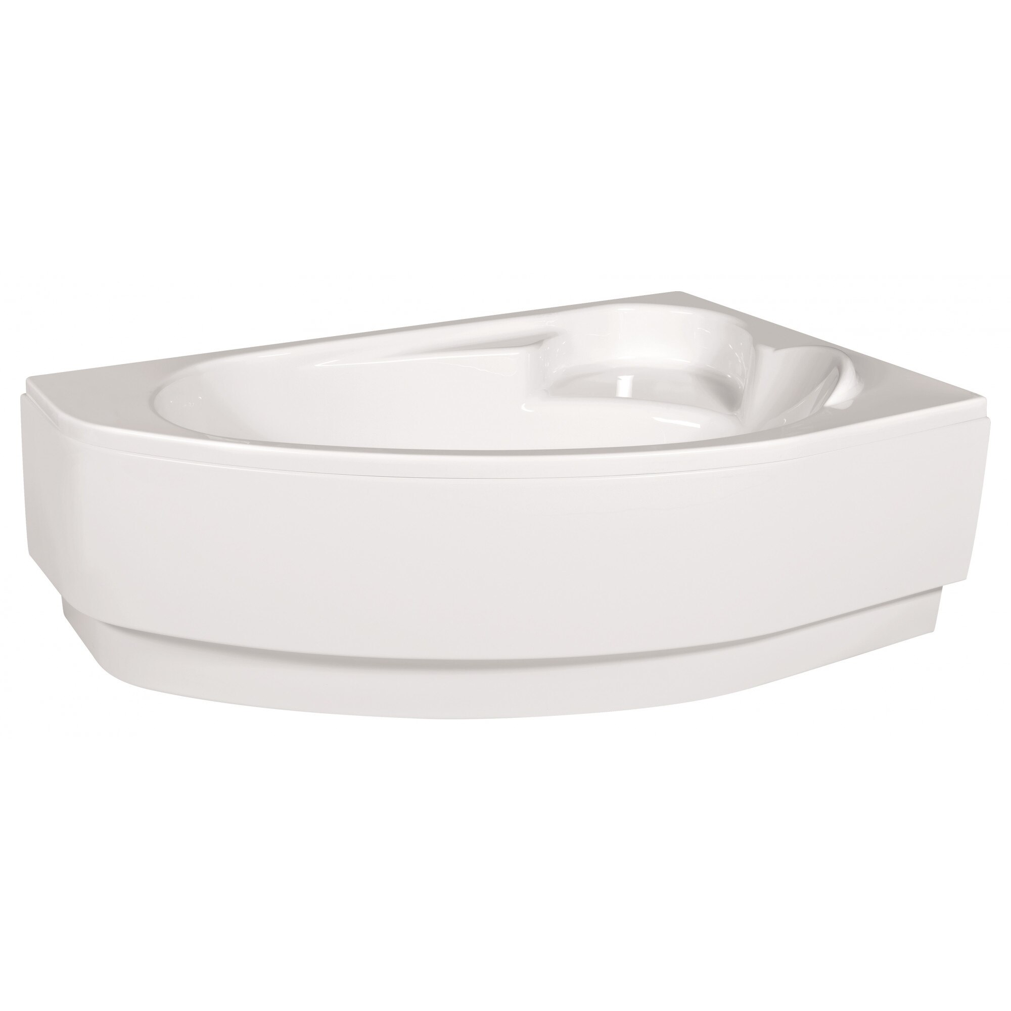 Cada de baie Cersanit Kaliope 153x100 + set de picioare inclus, varianta dreapta