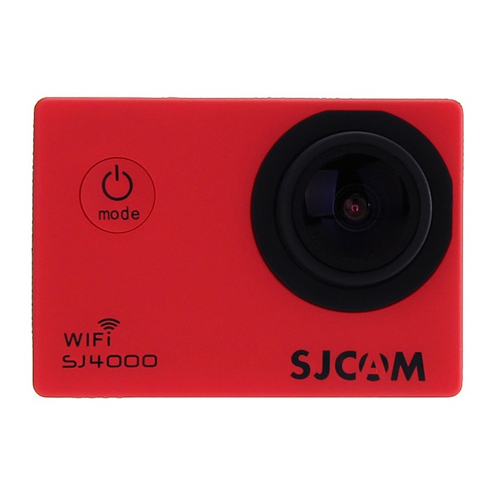 Camera sport, SJCAM, SJ4000, FullHD, 12 MP, LCD, WiFi, Microfon, Rosu