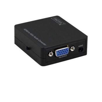 Convertor activ HDMI - VGA+Audio, Digitus Convertor activ HDMI - VGA+Audio, Digitus
