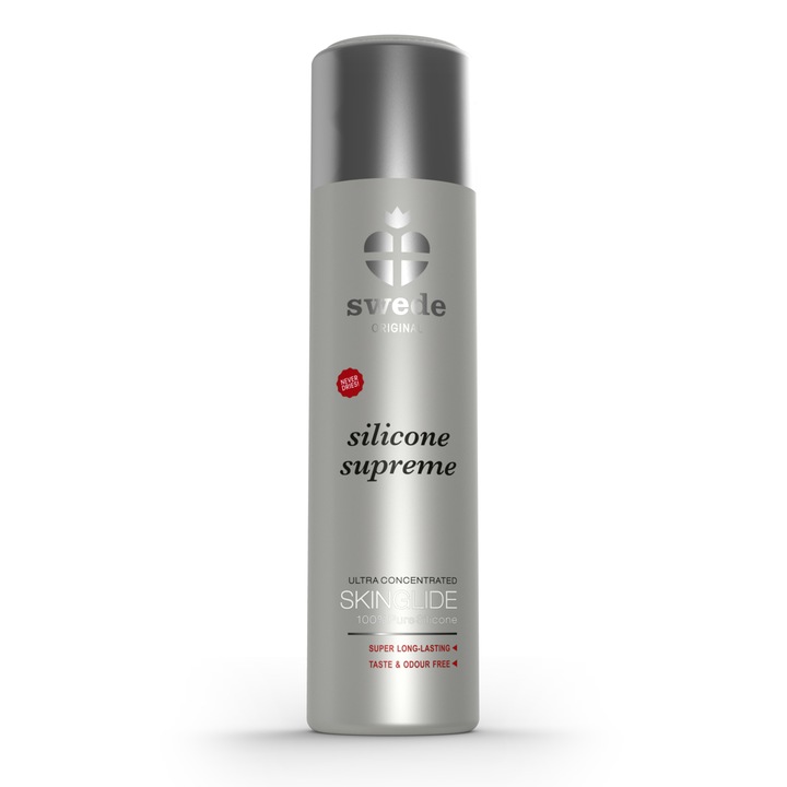 SWEDE Silicone Supreme szilikon alapú síkosító, 100 ml