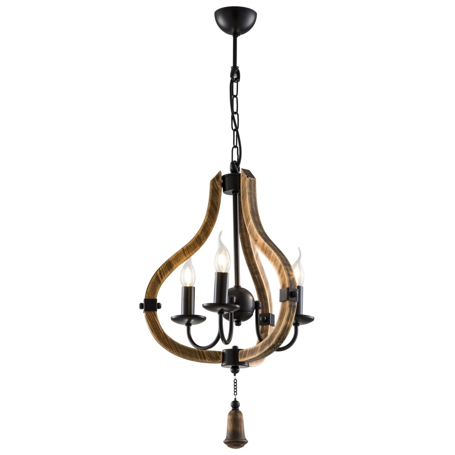 Lustra Avonni AV-1599-3K-BSY, 3x 40 W ,E14, Negru