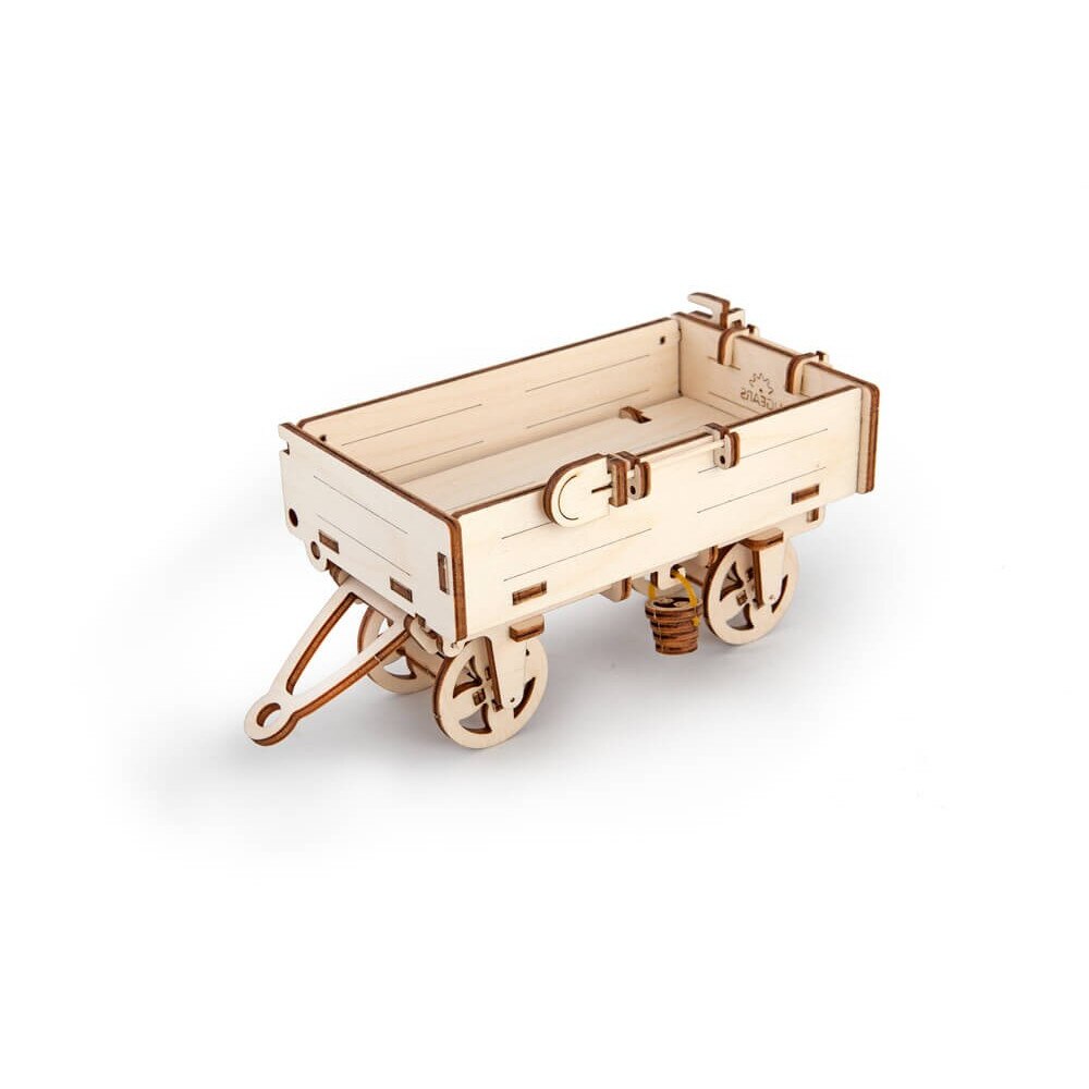 Puzzle mecanic 3D Remorca tractor UGEARS