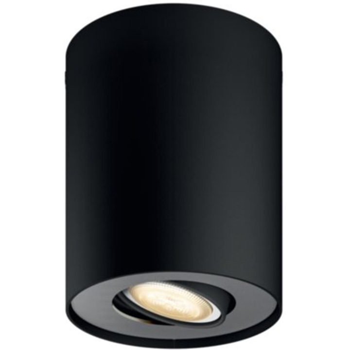 Спот Philips HUE Pillar, LED WiFi, Регулируема светлина, Черен