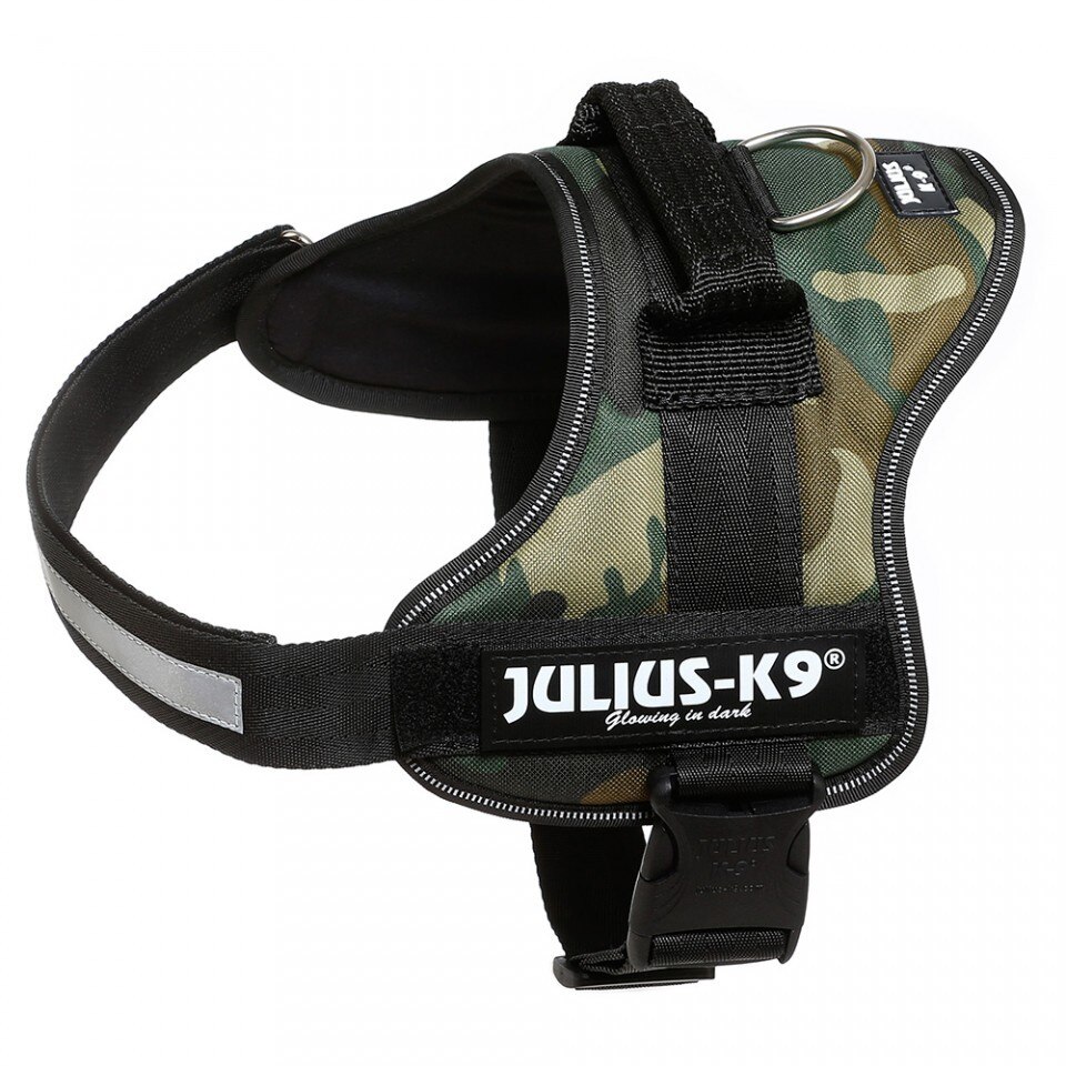 Ham Power pentru caini Julius K9, Talie medie, 23-30 kg, Woodland