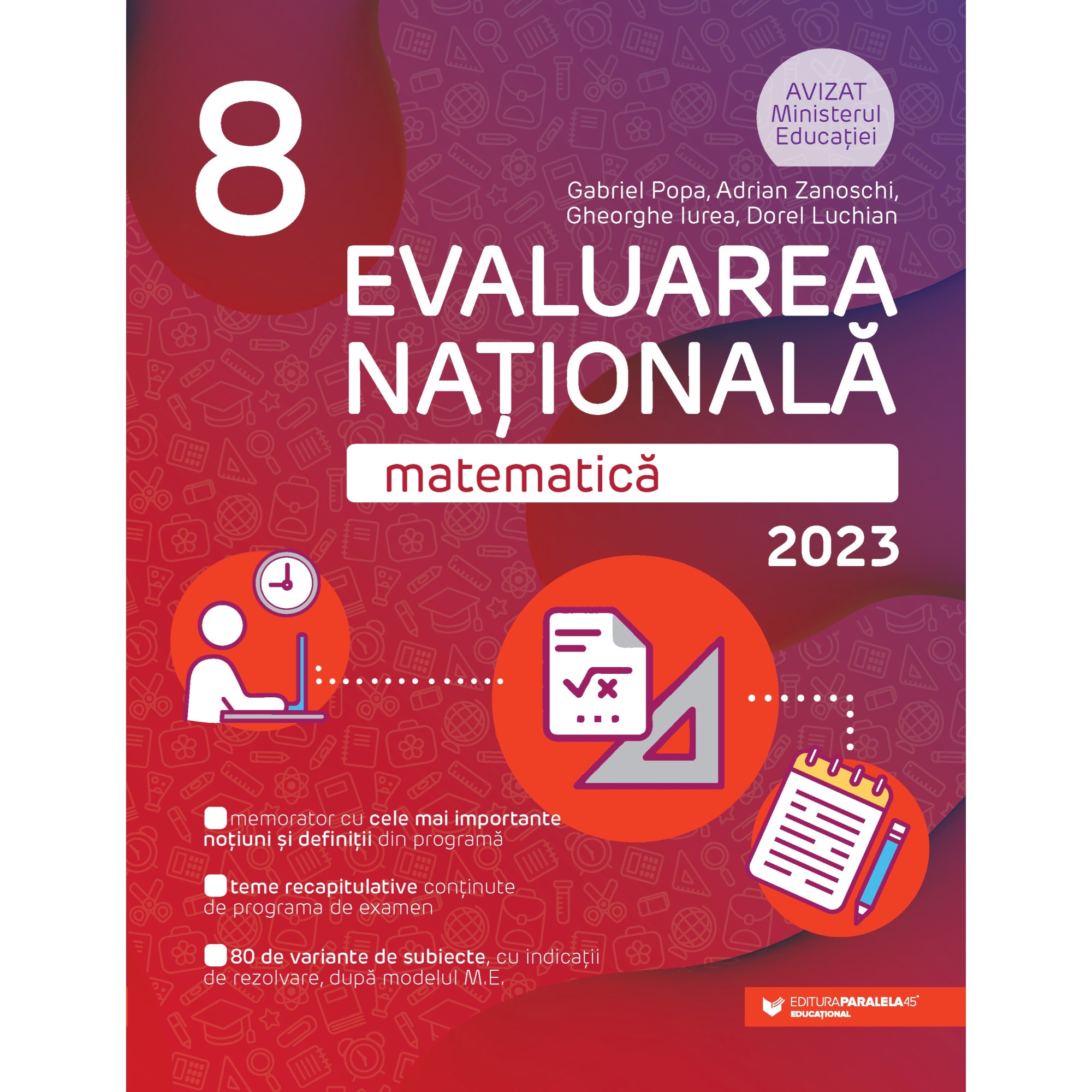 paralysis Heading Attach to Matematica. Evaluarea Nationala 2023. Clasa a VIII-a, Gheorghe Iurea -  eMAG.ro