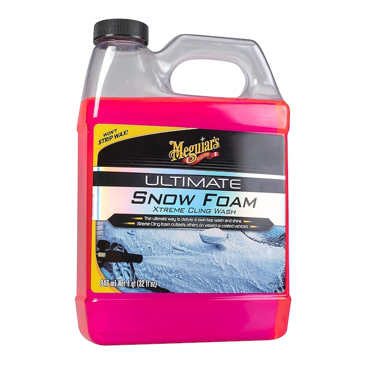 Активна пяна Meguiar's, Ultimate Snow Foam Xtreme Cling Wash, Шампоан за миене на автомобили, 946 мл