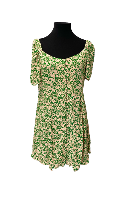 Дамска рокля, бежово-зелена, New Look PETITE, L
