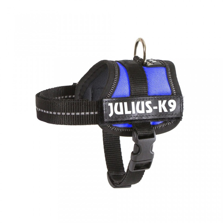 Ham Power pentru catei Julius K9, Talie mica, 1-3 kg, Albastru