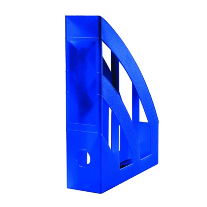 Suport dosare plastic Herlitz, Albastru regal