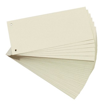 Intercalator carton Herlitz, 10,5 x 24 cm, Bej, 100 buc Intercalator carton Herlitz, 10,5 x 24 cm, Bej, 100 buc