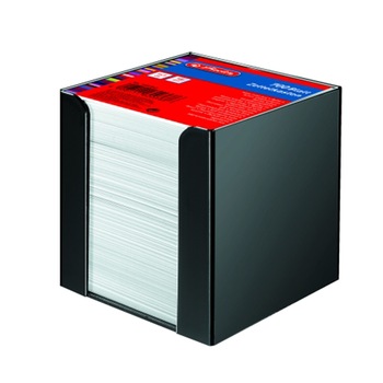 Bloc notite alb Herlitz, 9x9x9 cm, 700 file cu suport Bloc notite alb Herlitz, 9x9x9 cm, 700 file cu suport