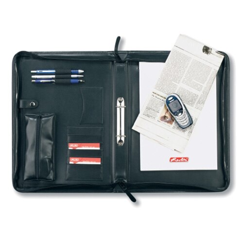 Servieta universala Herlitz, Imitatie piele, Negru