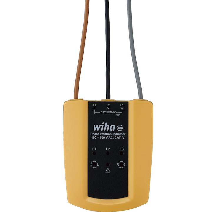 Indicator rotatie faze, WIHA, CAT IV, 100 - 700 V CA