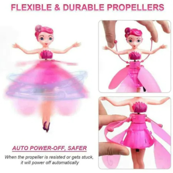 Repülő Pixie baba, ABS, 6 éves kék
