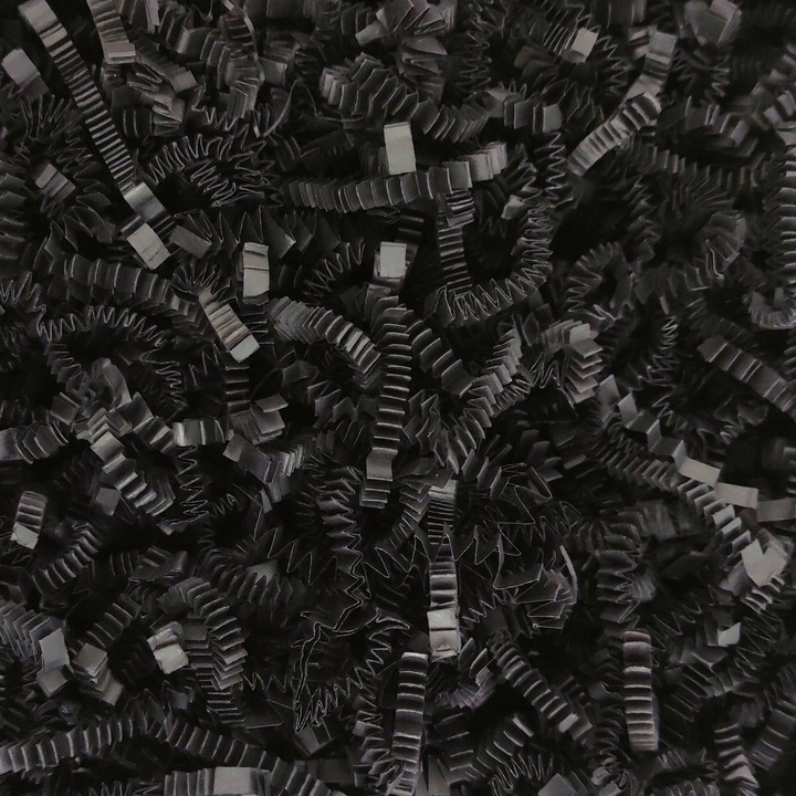 Hartie de impachetat, Creponata, Negru, 1kg