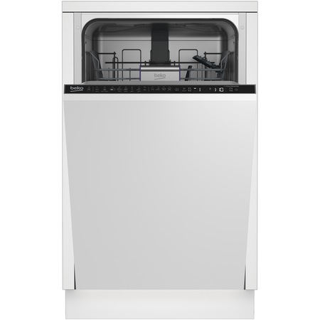 Masina de spalat vase incorporabila Beko DIS28023, 10 seturi, 8 programe, AquaIntense®,Motor ProSmart™Inverter , Flexible HalfLoad™, Mini 30’,Clasa E , 45 cm