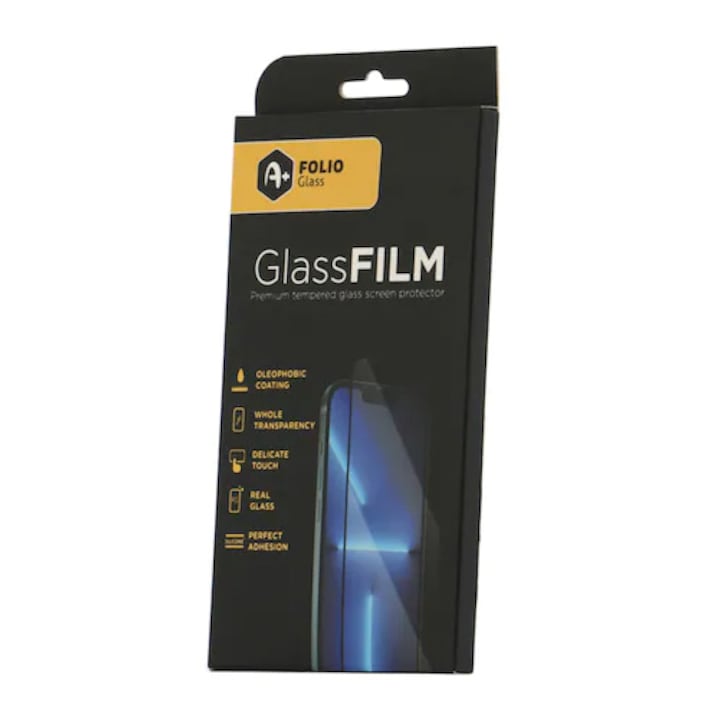 Folie de protectie A+ Tempered Glass 3D pentru iPhone 14 Pro Max