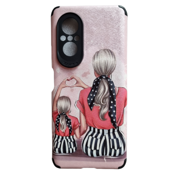 Противоударен силиконов кейс съвместим с Huawei Nova 9 SE, Girls Design, TELGORBCS