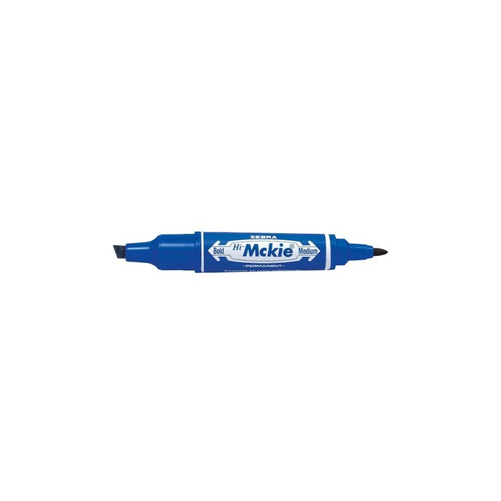 Alkoholos marker kétvégű ZEBRA Hi-Mckie 2,0-4,0 mm kék