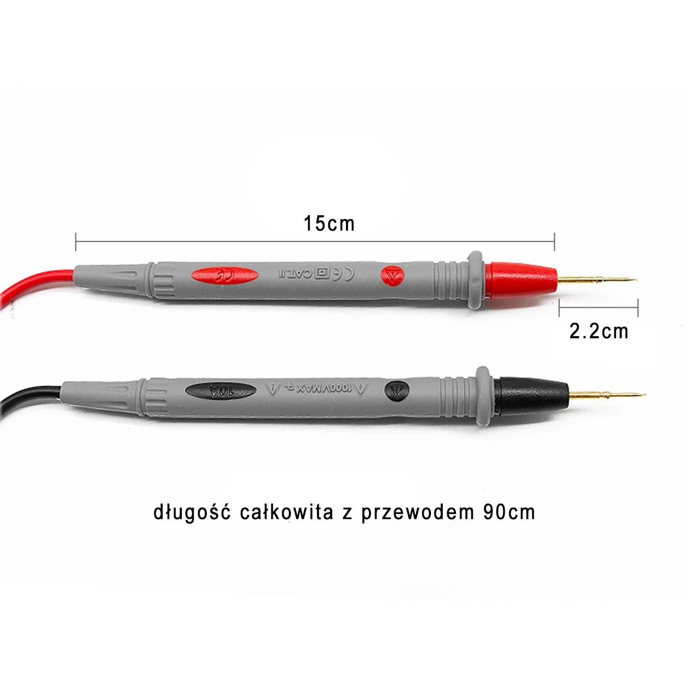 Сонди за мултицет с крокодилски щипки 1000V/20A 90см - eMAG.bg